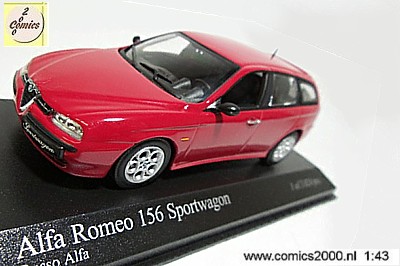 prachtig Leger plotseling Modelauto's 1:43: Alfa Romeo 156 Sportwagon '01